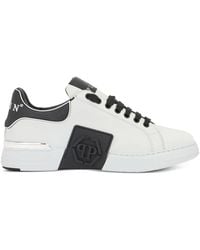 Philipp Plein - Logo Plaque Low-Top Trainers - Lyst