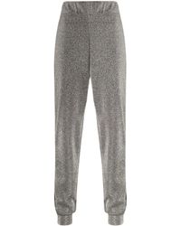 NO KA 'OI Joggingbroek Met Glitter Streep - Metallic