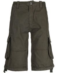 Alpha Industries - Cargo-style Cotton Shorts - Lyst