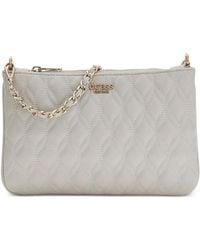 Guess - Maxine Quilted Clutch Bag - Lyst