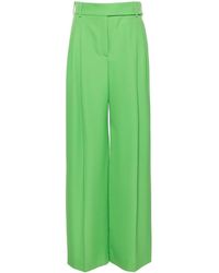 Alexandre Vauthier - Mid-rise Palazzo Crepe Trousers - Lyst