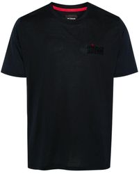 Kiton - Flocked-logo Cotton T-shirt - Lyst