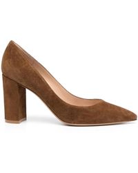 Gianvito Rossi - Suede Camtexa Decollete - Lyst