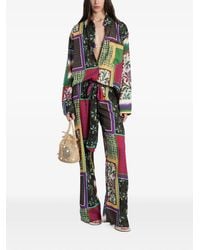 Siedres - Camisa Con Estampado Patchwork - Lyst