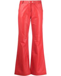 Dorothee Schumacher - Straight-leg Leather Trousers - Lyst