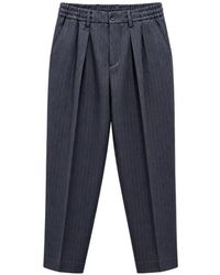 BE ABLE - Dominique Pinstriped Trousers - Lyst