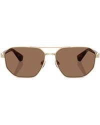 Burberry - Geometric-Frame Sunglasses - Lyst