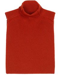 Ports 1961 - Turtleneck cape sweater - Lyst