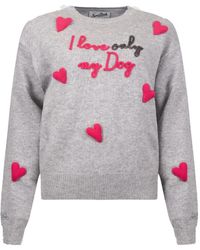 MC2 Saint Barth - Heart-Detail Sweater - Lyst