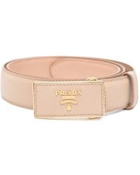 Prada - Riem Met Logogesp - Lyst