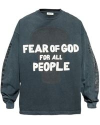 Fear Of God - Slogan-Print Long-Sleeve T-Shirt - Lyst