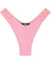 Versace - Greca Border Bikini Bottoms - Lyst