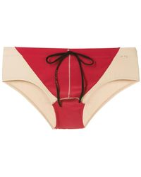 Amir Slama - Two-Tone Drawstring Swim Trunks - Lyst
