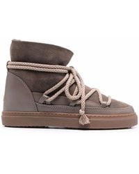 Inuikii - Lace-Up Shearling-Lined Boots - Lyst