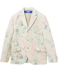 Junya Watanabe - Rose-Print Blazer - Lyst