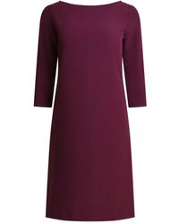 Semler - Three-Quarter Sleeve Boat-Neck Midi Dress - Lyst