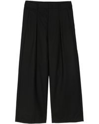 Attachment - Wide-leg Pleated Trousers - Lyst