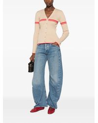 Agolde - Whiskered Wide-Leg Jeans - Lyst