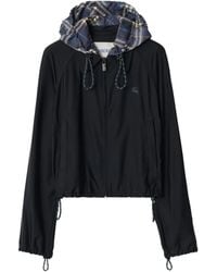 Burberry - Jacke Mit Abnehmbarer Kapuze - Lyst