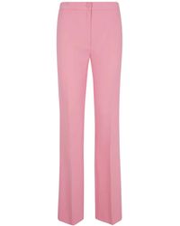 Twinset - Pantalones rectos con pinzas - Lyst