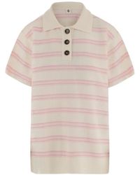 THE GARMENT - Como Dads Striped Short-Sleeve Polo Shirt - Lyst