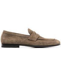 SCAROSSO - Gregory Suede Loafers - Lyst