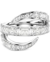 Swarovski - Vienna Swan Ring Met Verschillende Slijpvormen - Lyst
