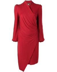 Plein Sud Gebreide Wikkeljurk - Rood