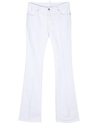 DSquared² - Mid Waist Flared Jeans - Lyst