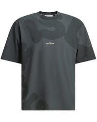 Stone Island - Whirlwind Type-Print Garment-Dyed T-Shirt - Lyst