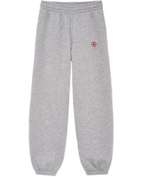 Anine Bing - Pantalones De Chándal Karter Elásticos Con Logo Bordado - Lyst