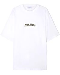Off-White c/o Virgil Abloh - Ironic Quote-print Cotton T-shirt - Lyst