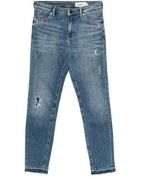 Marc O' Polo - Frayed-Hem Distress-Detail Jeans - Lyst