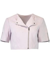 Lamarque - Zip Cropped Jacket - Lyst