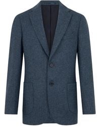 Brooks Brothers - Herringbone-Pattern Single-Breasted Blazer - Lyst
