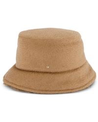 Max Mara - Reversible Logo-Plaque Bucket Hat - Lyst