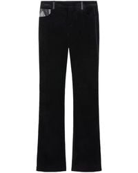 デニム・ジーパン Emilio Pucci 3RDT01 3R998 ABSTRACT-PRINT STRAIGHT-LEG Jeans emilio-pucci-Black-Marmo-Print