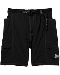 and wander - Short Cargo À Logo Imprimé - Lyst