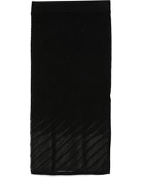 DKNY - Geribbelde Naadloze Midi-Rok - Lyst