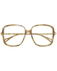 Chloé - Brille Mit Eckigem Gestell - Lyst