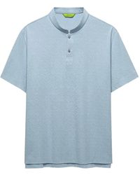 Shanghai Tang - Coin Jacquard-Knit Polo Shirt - Lyst