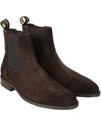 Doucal's - Wildlederstiefel Mit Elastischen Einsätzen - Lyst
