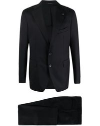 Tagliatore - Logo-Plaque Virgin-Wool Single Breasted Blazer - Lyst