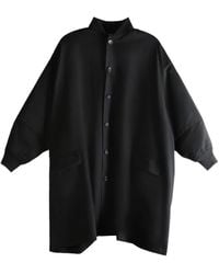 Yohji Yamamoto - Button Wool Coat - Lyst