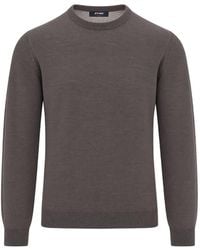 K-Way - Crew-Neck Fine-Knit Sweater - Lyst