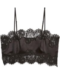 Fleur du Mal - レーストリム シルクトップ - Lyst