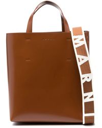 Marni - Mini Leather Tote Handbag - Lyst