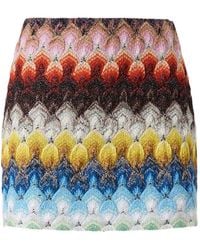 Missoni - Patterned Mini Skirt - Lyst
