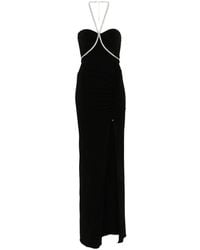 Nissa - Crystal-Embellished Maxi Dress - Lyst