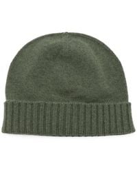 Malo - Ribbed-Trim Beanie Hat - Lyst